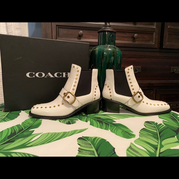 NWB Coach booties Sz 5.5 - Picture 9 of 15